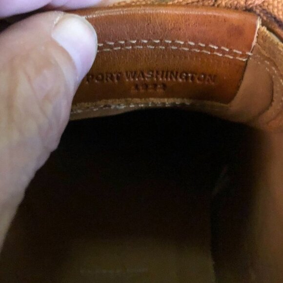 Allen Edmonds Men's Porter City Derby Lace-up Sneaker Size 8D Brown Leather - Picture 4 of 15